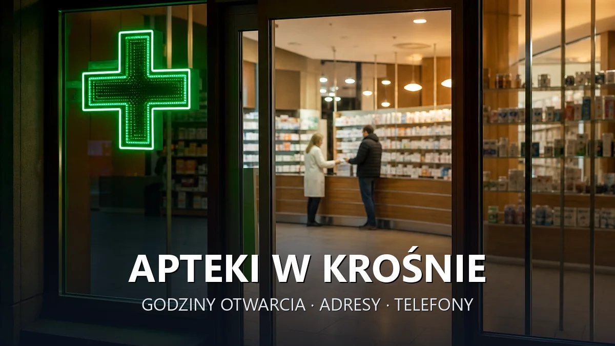 Apteki w Krośnie - godziny otwarcia i dyżury