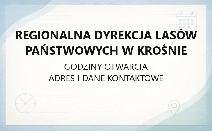 Regionalna Dyrekcja Lasów Państwowych w Krośnie - kontakt, nadleśnictwa, drewno, edukacja