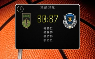 [KOSZYKÓWKA] Miasto Szkła Krosno stawiało opór, ale Tasomix Rosiek Stal Ostrów Wielkopolski wygrał w Orlen Basket Lidze 87:80