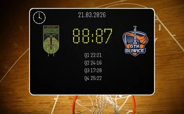 [KOSZYKÓWKA] Orlen Basket Liga – Miasto Szkła Krosno wygrywa z Tauron GTK Gliwice 88:87 w meczu o wielką stawkę