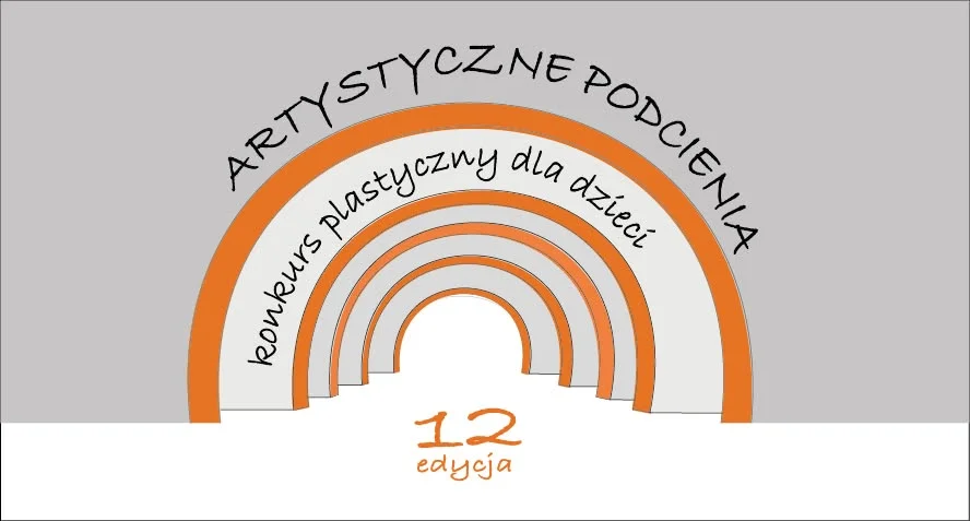 Grafika promocyjna wydarzenia Artystyczne Podcienia konkurs plastyczny
