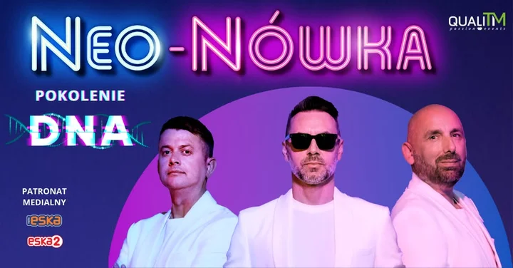 Grafika promocyjna wydarzenia Kabaret Neo‑Nówka — Pokolenie DNA (nowy program)