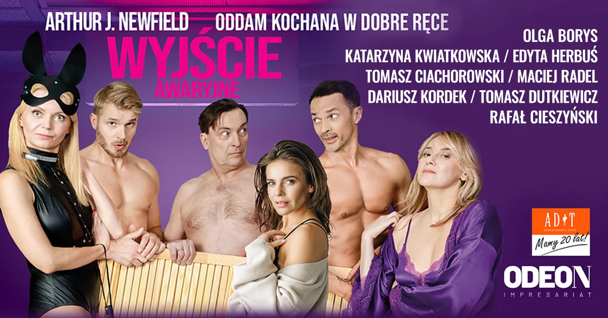 Grafika promocyjna wydarzenia Krosno: Wyjście awaryjne – komedia