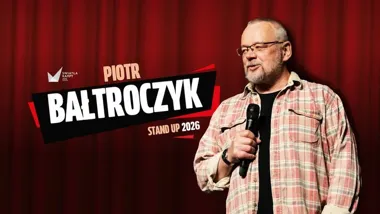 Grafika promocyjna wydarzenia Krosno: Piotr Bałtroczyk stand-up 2026