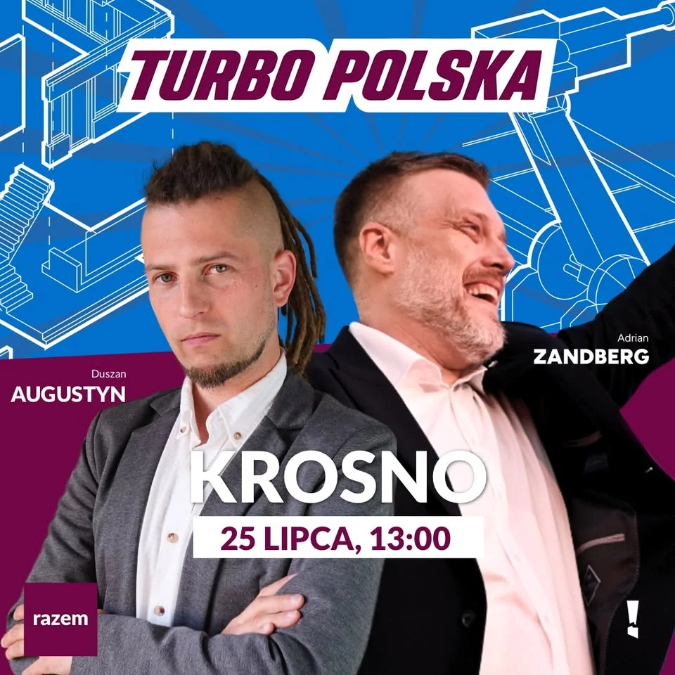 Grafika promocyjna wydarzenia TurboPolska | Krosno – spotkanie otwarte