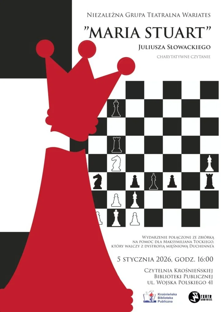 Słowacki w czytelni - CZYTANIE CHARYTATYWNE z aktorami Wariates i wsparciem dla Maksymiliana