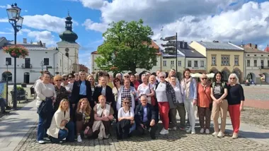 Bibliotekarze z Hrubieszowa w Krośnie - rozmowy o książkach, przestrzeni i mieszkańcach