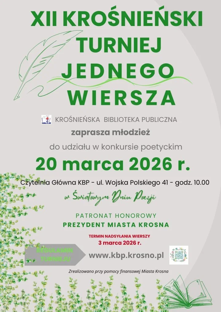 Krótkie wiersze, wielka scena - XII Krośnieński Turniej Jednego Wiersza