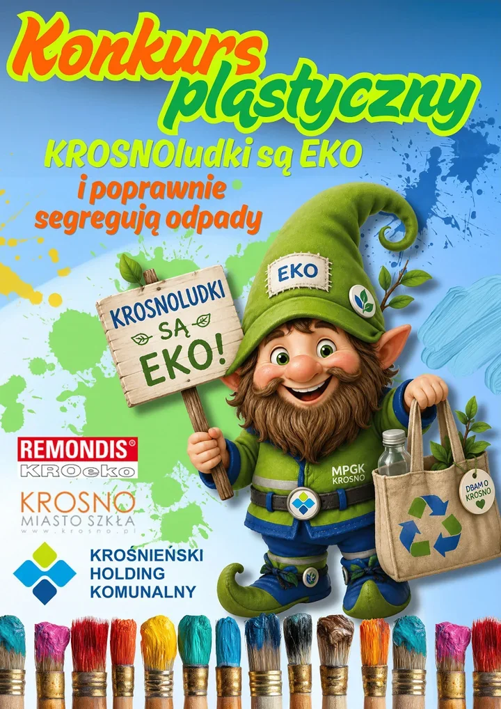 KROSNOludki znów stają do konkursu i uczą segregacji przez sztukę