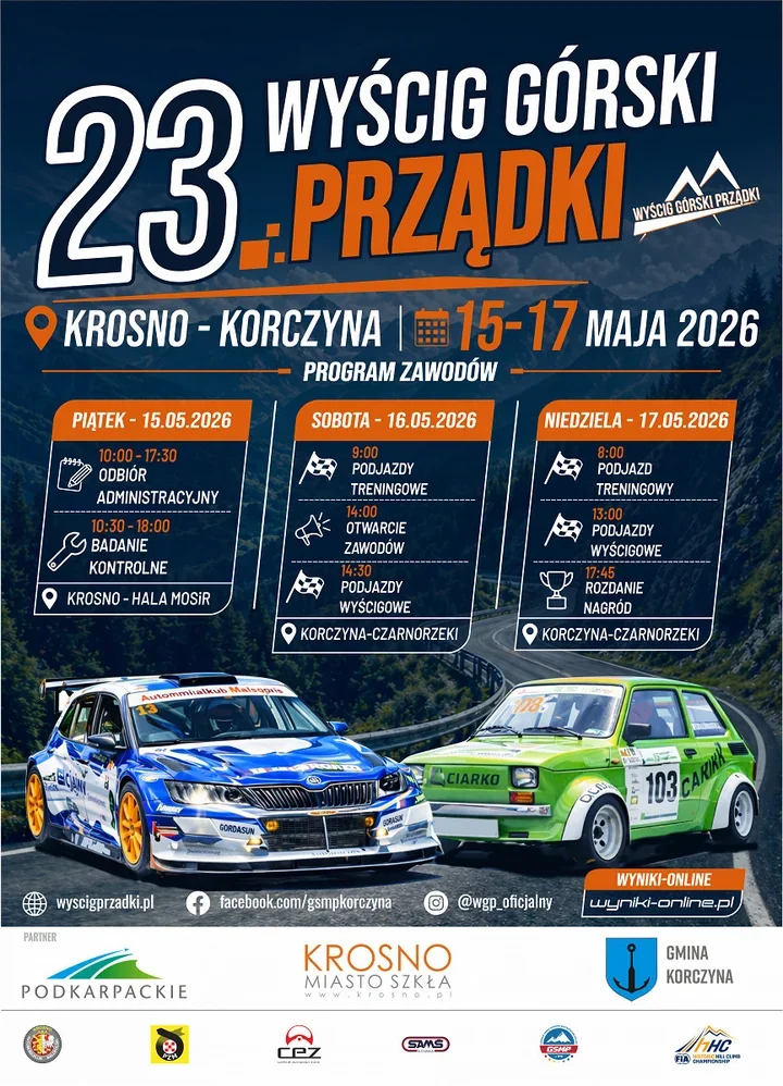 Rekordowa stawka na Prządkach. Na trasie pojawi się 117 kierowców