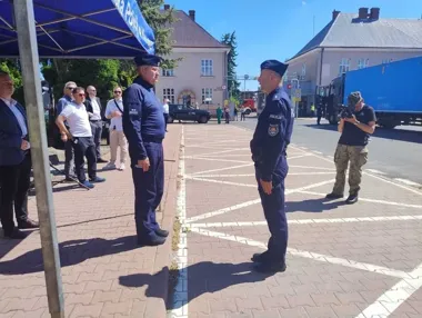 Uzbrojony dywersant, dron i pożar zbiornika - tak ćwiczono w Jedliczu