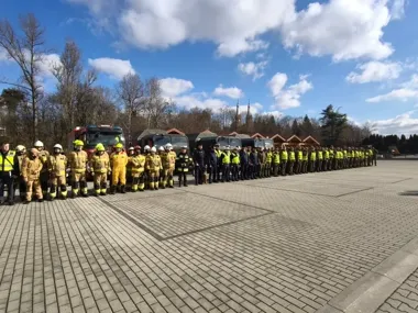 Samolot runął w las pod Jedliczem - tak służby sprawdzały gotowość