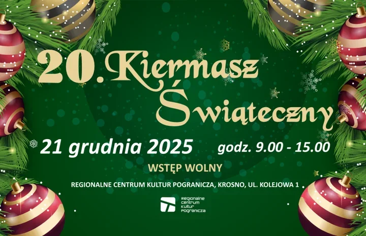 Kiermasz świąteczny w RCKP - lokalne rękodzieło, smaki i kolędowe akcenty