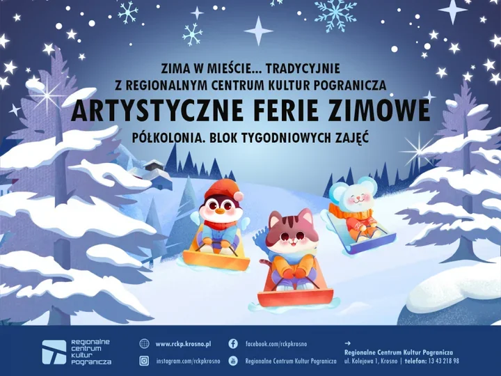 Zimowe półkolonie w Krośnie - Artystyczne Ferie Zimowe w RCKP ruszają z kreatywnym planem