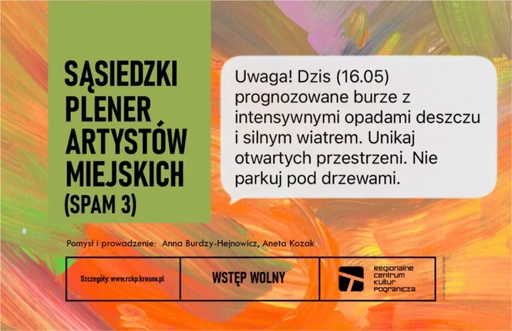 Deszcz zatrzymał plener artystów w Krośnie, ale sezon jeszcze wróci